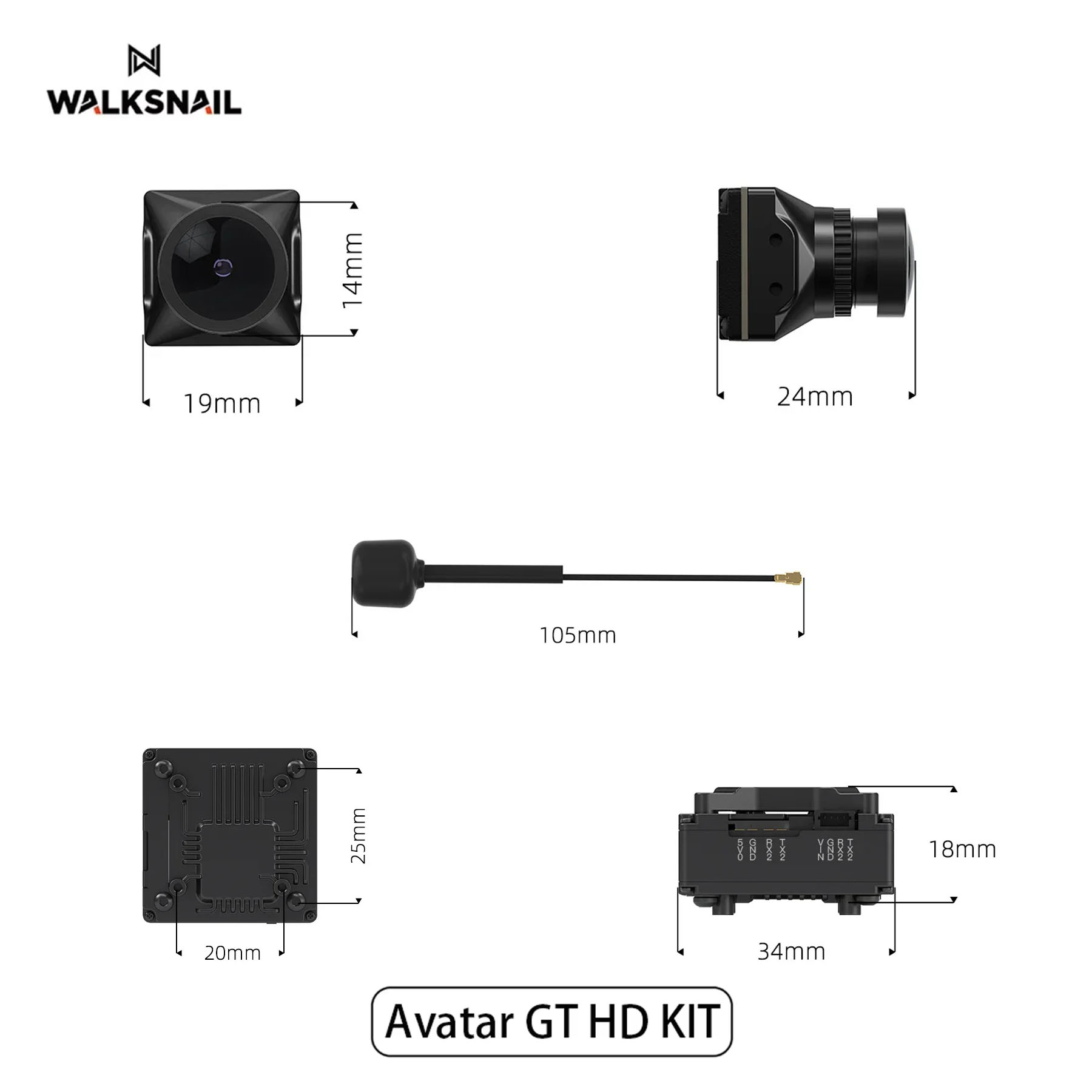 Walksnail Avatar GT HD KIT 2W  - Drone Racing Vtx 리뷰 및 가격