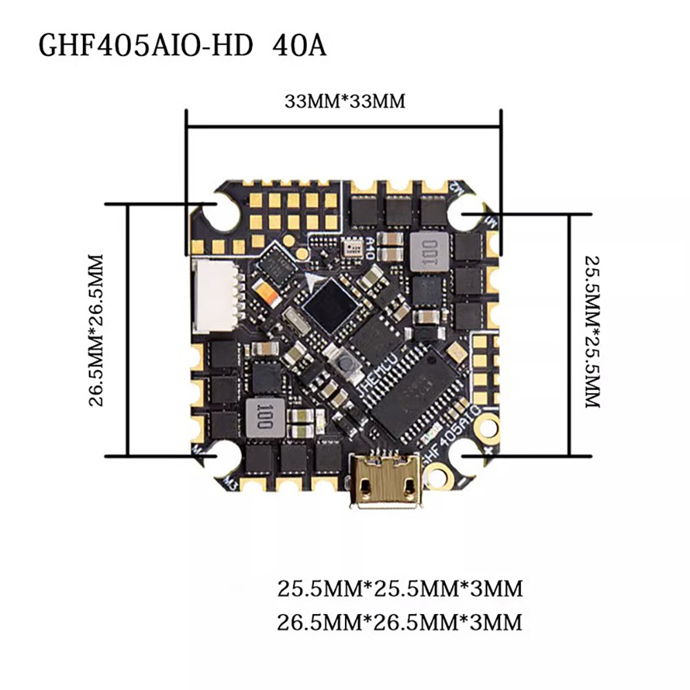 JHEMCU GHF405AIO-HD 40A AIO Fl - Drone Racing Esc 리뷰 및 가격