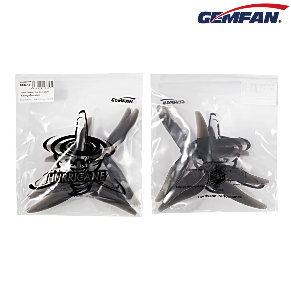 10Pairs (10CW + 10CCW) Gemfan  - Drone Racing Propeller 리뷰 및 가격