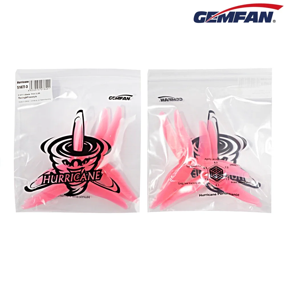 10Pairs (10CW + 10CCW) Gemfan  - Drone Racing Propeller 리뷰 및 가격