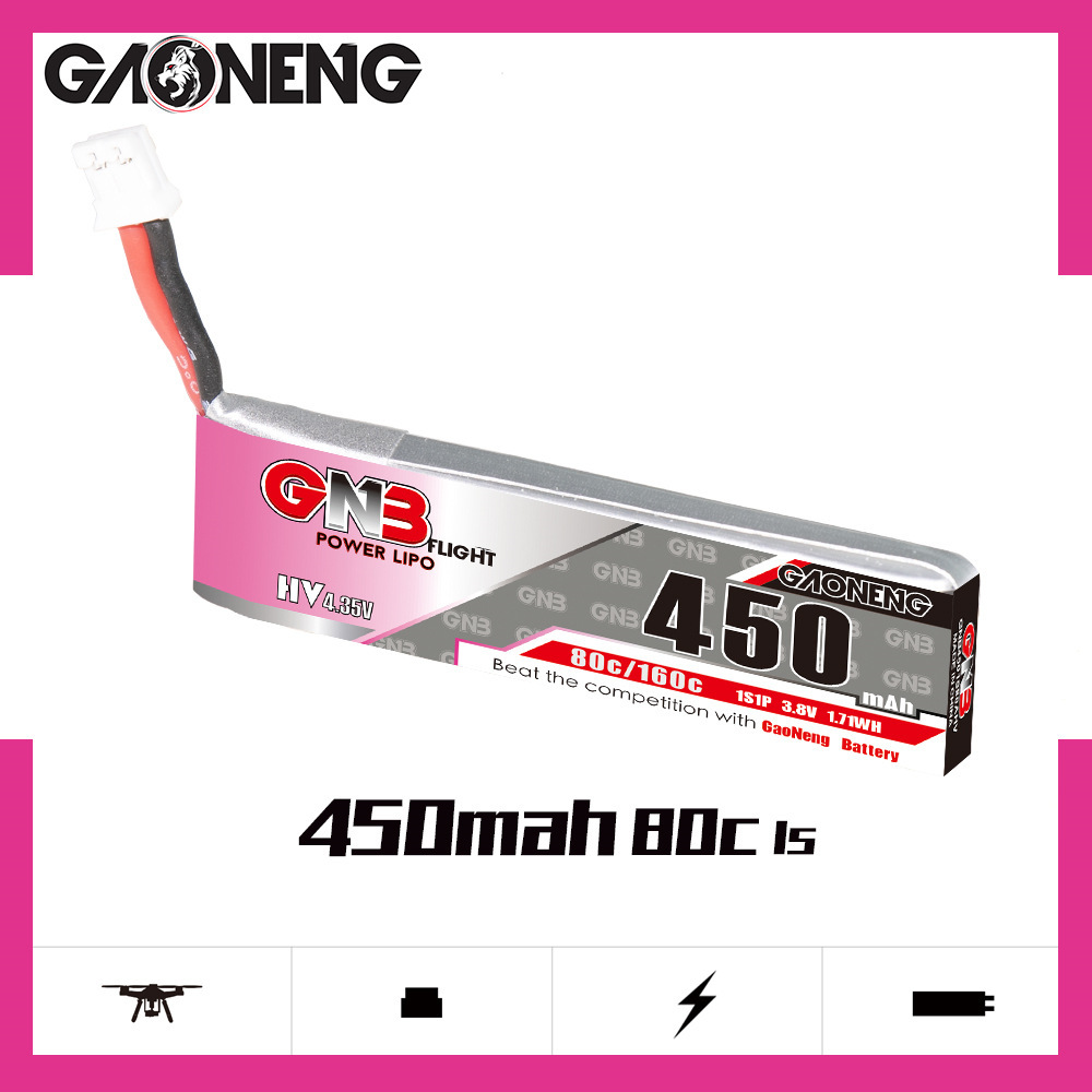 GNB HV 1S 3.8V 450mAh 80C/160C - Drone Racing Battery 리뷰 및 가격