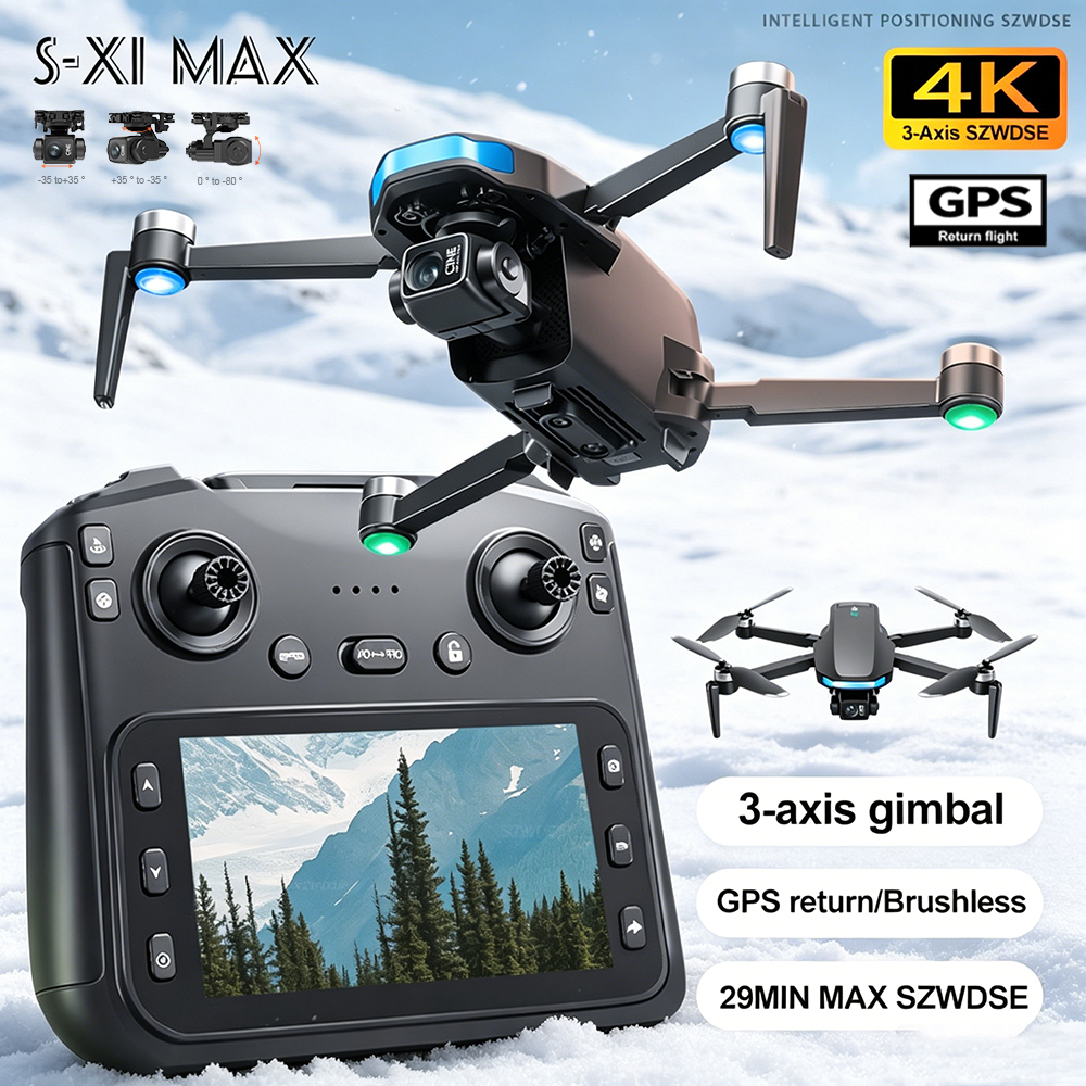 New S-X1 MAX Drone GPS 8K Prof - Drone Racing Camera 리뷰 및 가격