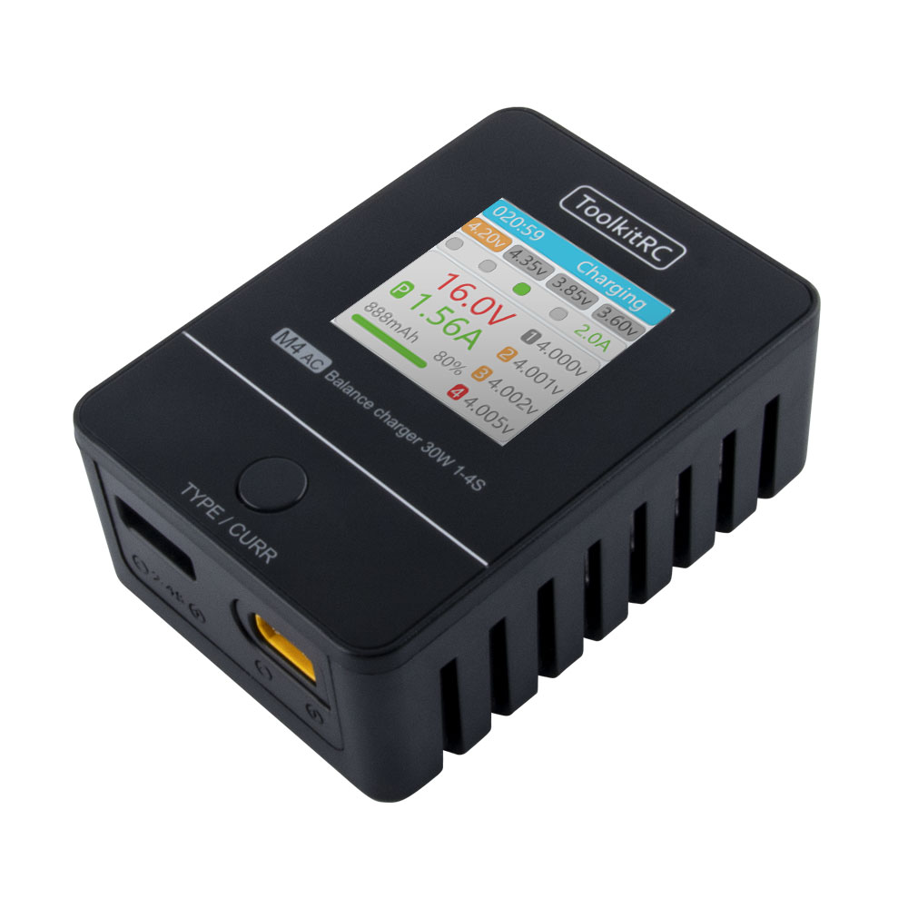 ToolkitRC M4AC 30W Compact AC  - Drone Racing Charger 리뷰 및 가격